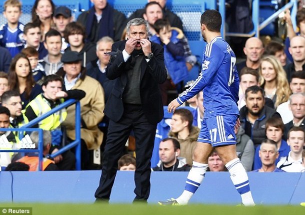 Jose talks to Hazard